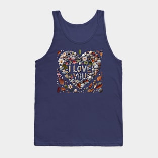 I love you floral Tank Top